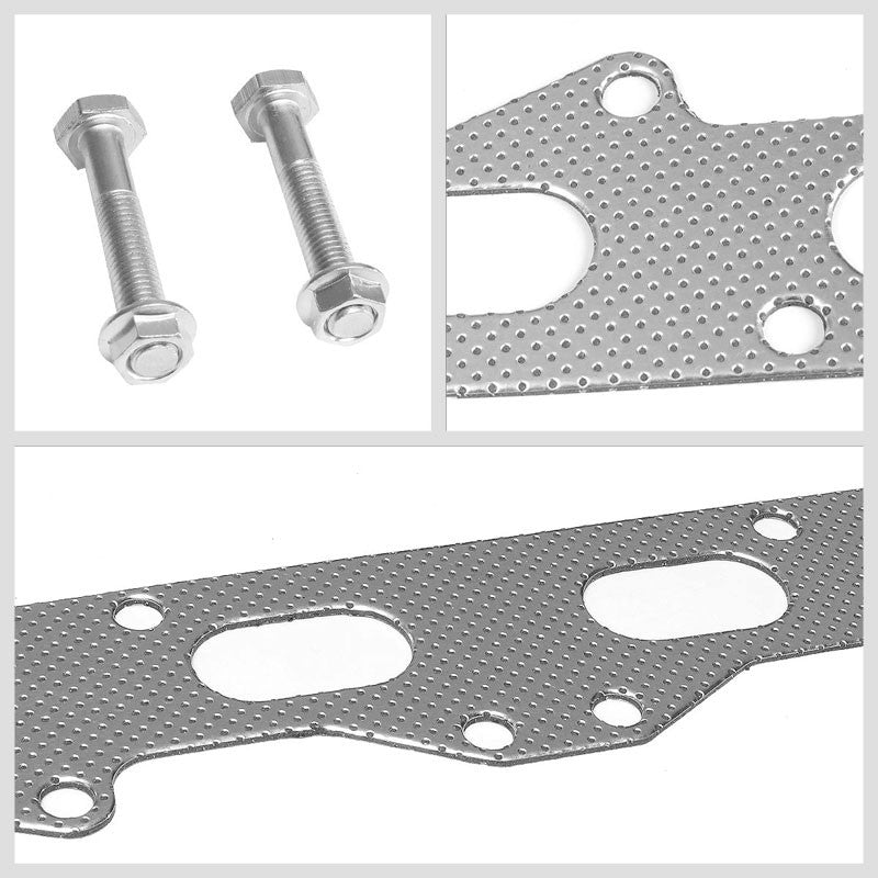 BFC Aluminum Graphite Exhaust Gasket Replacement For 95-99 Dodge Neon 2.0L DOHC-Exhaust Systems-BuildFastCar-BFC-12-1030