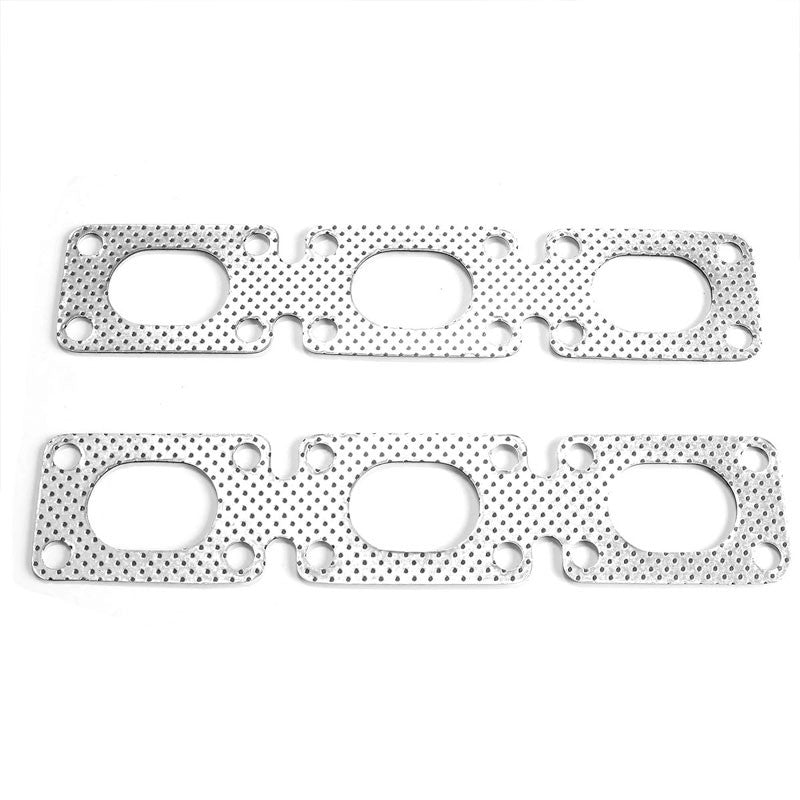 BFC Aluminum Graphite Exhaust Gasket Replacement For 92-95 BMW 325i Base E36-Exhaust Systems-BuildFastCar-BFC-12-1036