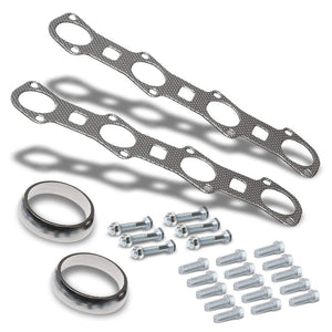 BFC Aluminum Graphite Exhaust Gasket Replacement For 99-03 F-150 5.4L V8 SOHC-Exhaust Systems-BuildFastCar-BFC-12-1038
