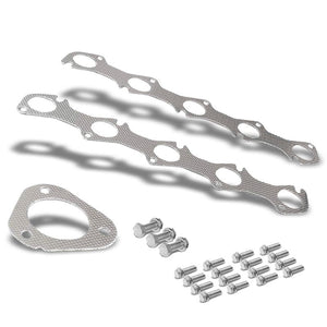 BFC Aluminum Graphite Exhaust Gasket For 99-04 Ford F-250 Super Duty 6.8L V10-Exhaust Systems-BuildFastCar-BFC-12-1044
