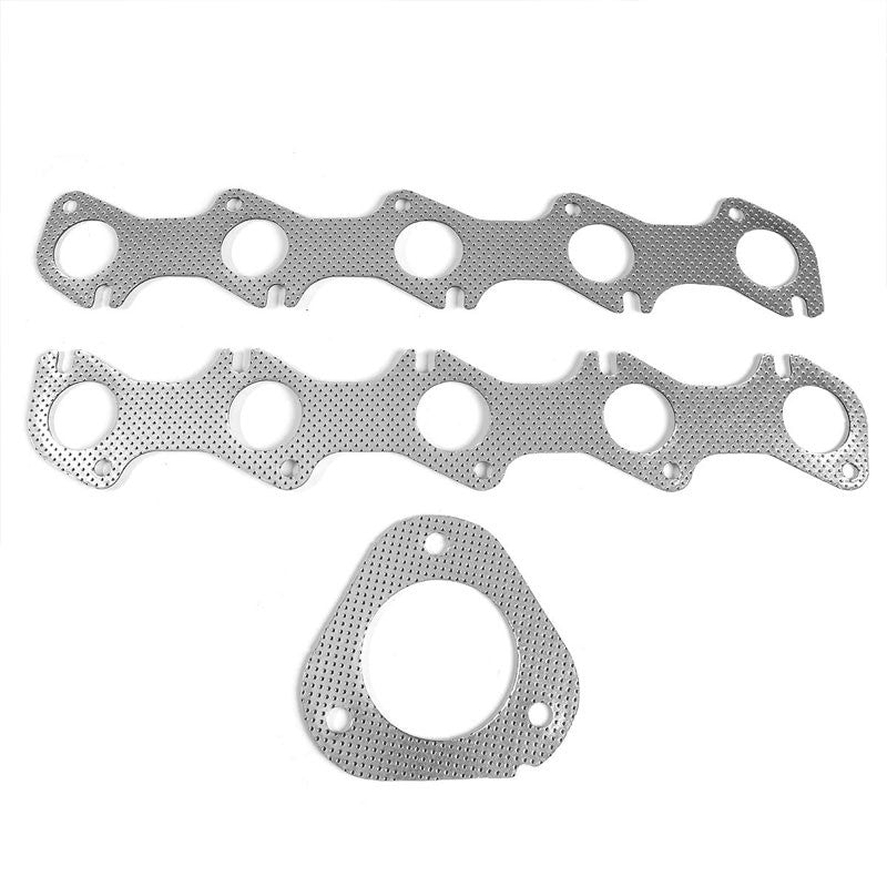 BFC Aluminum Graphite Exhaust Gasket For 99-04 Ford F-250 Super Duty 6.8L V10-Exhaust Systems-BuildFastCar-BFC-12-1044