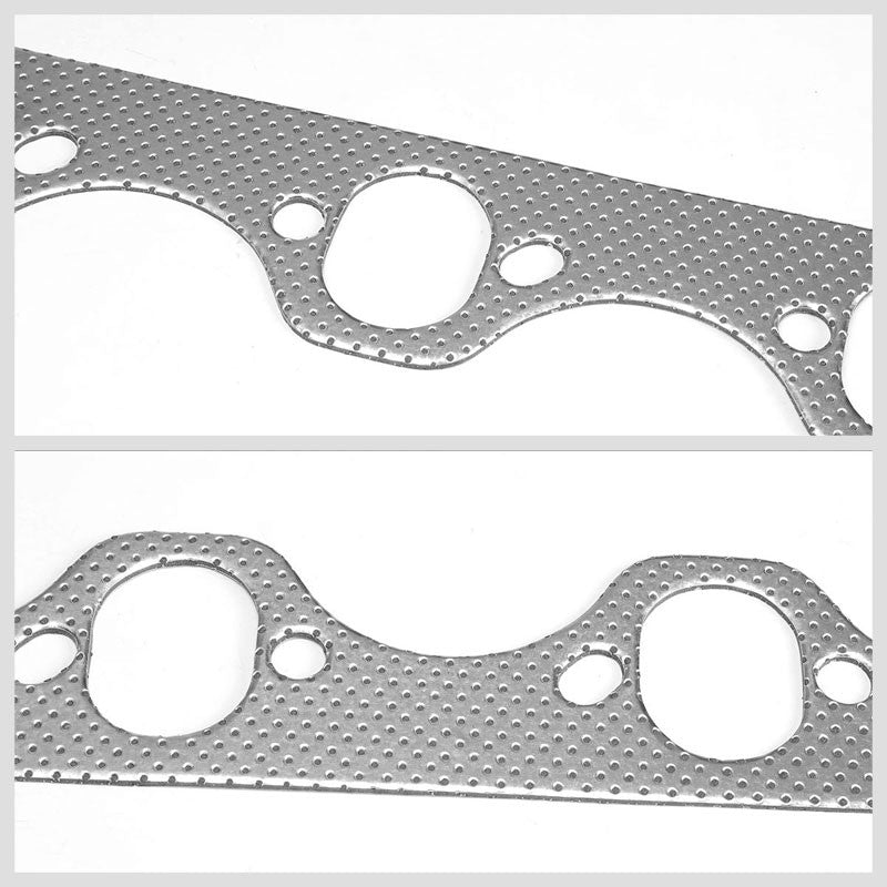 BFC Aluminum Graphite Exhaust Gasket Replacement For 87-96 Ford Bronco 5.8L V8-Exhaust Systems-BuildFastCar-BFC-12-1046