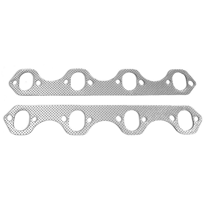BFC Aluminum Graphite Exhaust Gasket Replacement For 87-96 Ford Bronco 5.8L V8-Exhaust Systems-BuildFastCar-BFC-12-1046