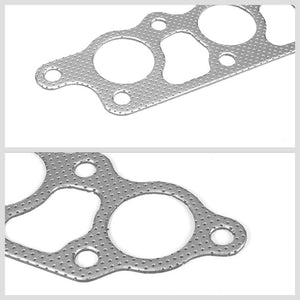 BFC Aluminum Graphite Exhaust Gasket Replacement For 98-03 Ford Escort ZX2 2.0L-Exhaust Systems-BuildFastCar-BFC-12-1048