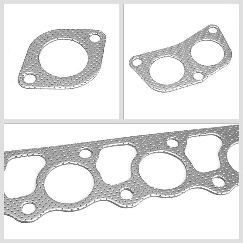 BFC Aluminum Graphite Exhaust Gasket Replacement For 98-03 Ford Escort ZX2 2.0L-Exhaust Systems-BuildFastCar-BFC-12-1048