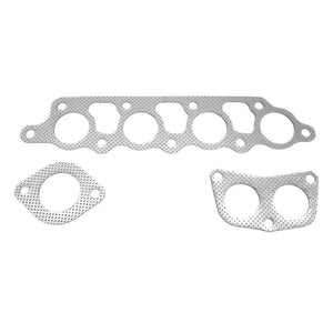 BFC Aluminum Graphite Exhaust Gasket Replacement For 98-03 Ford Escort ZX2 2.0L-Exhaust Systems-BuildFastCar-BFC-12-1048