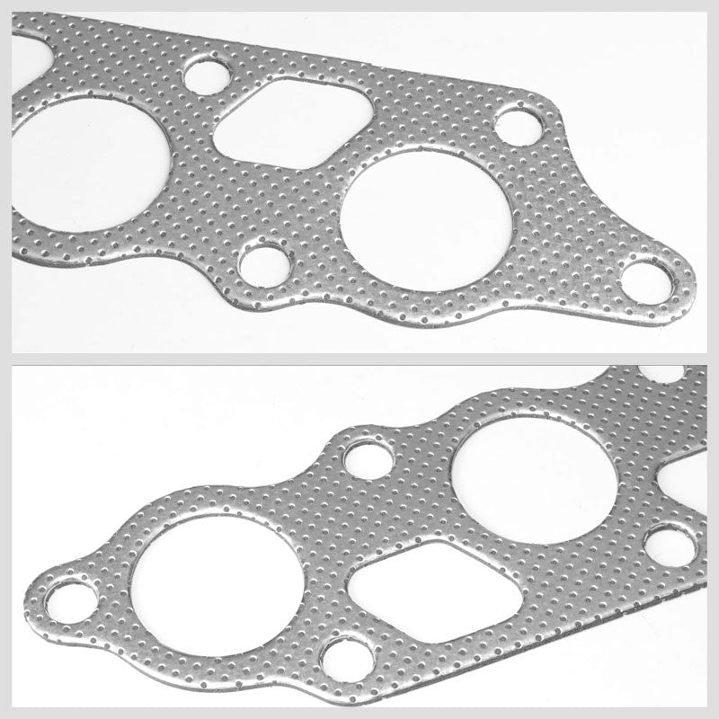 BFC Aluminum Graphite Exhaust Gasket For 00-04 Ford Focus ZX3/ZX5 2.0L DOHC-Exhaust Systems-BuildFastCar-BFC-12-1049