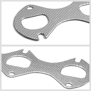BFC Aluminum Graphite Exhaust Gasket For 05-10 Ford Mustang S-197 4.6L V8 SOHC-Exhaust Systems-BuildFastCar-BFC-12-1051