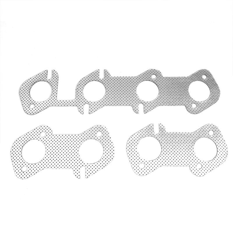 BFC Aluminum Graphite Exhaust Gasket Replacement For 96-04 Ford Mustang 4.6L V8-Exhaust Systems-BuildFastCar-BFC-12-1054