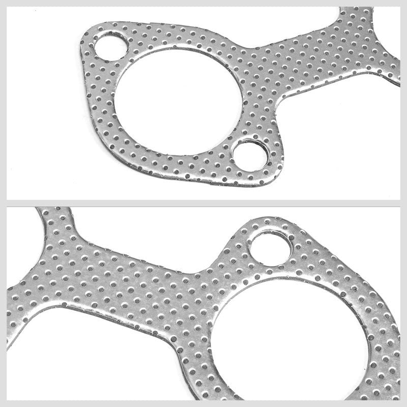 BFC Aluminum Graphite Exhaust Gasket For 96-04 Ford Mustang GT SN-95 V8 4.6L-Exhaust Systems-BuildFastCar-BFC-12-1055