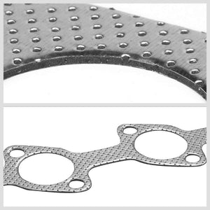 BFC Aluminum Graphite Exhaust Gasket For 96-04 Ford Mustang GT SN-95 V8 4.6L-Exhaust Systems-BuildFastCar-BFC-12-1055