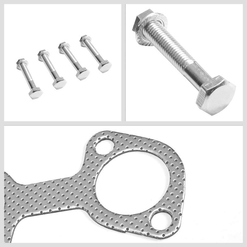 BFC Aluminum Graphite Exhaust Gasket For 96-04 Ford Mustang GT SN-95 V8 4.6L-Exhaust Systems-BuildFastCar-BFC-12-1055