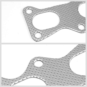 BFC Aluminum Graphite Exhaust Gasket Replacement For 93-97 Mazda MX-6 2.5L DOHC-Exhaust Systems-BuildFastCar-BFC-12-1056