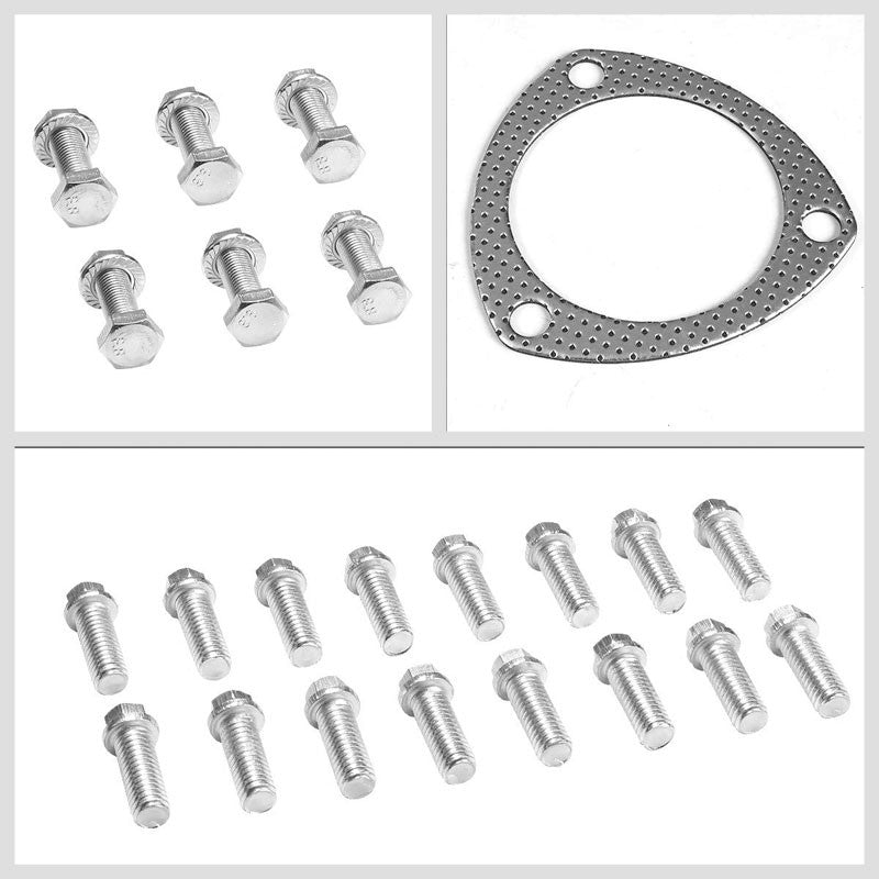 BFC Aluminum Graphite Exhaust Gasket Replacement For 57-72 Ford F-100 Base 2WD-Exhaust Systems-BuildFastCar-BFC-12-1057