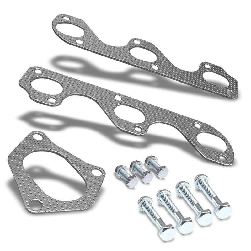 BFC Aluminum Graphite Exhaust Gasket Replacement For 90-94 Ford Ranger 3.0L/4.0L-Exhaust Systems-BuildFastCar-BFC-12-1058