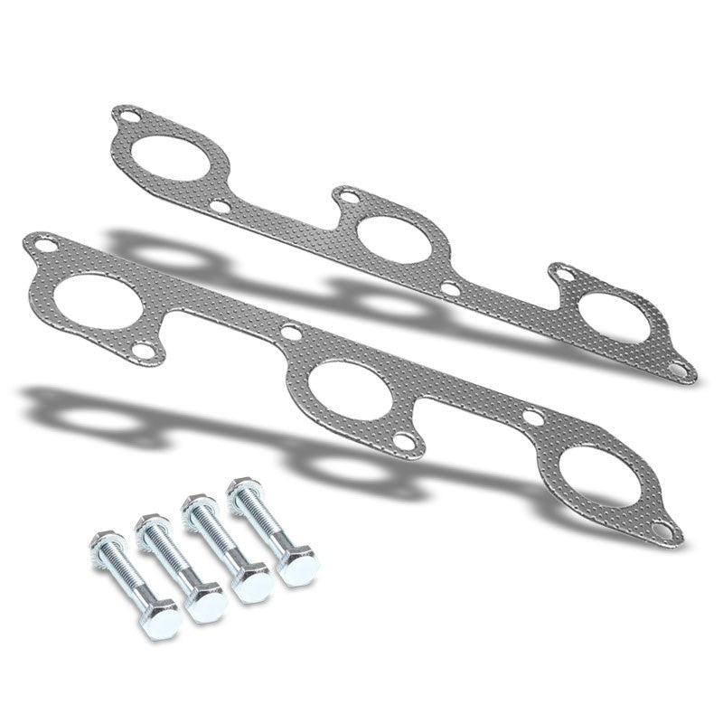 BFC Aluminum Graphite Exhaust Gasket Replacement For 98-09 Explorer 4.0L V6 SOHC-Exhaust Systems-BuildFastCar-BFC-12-1059