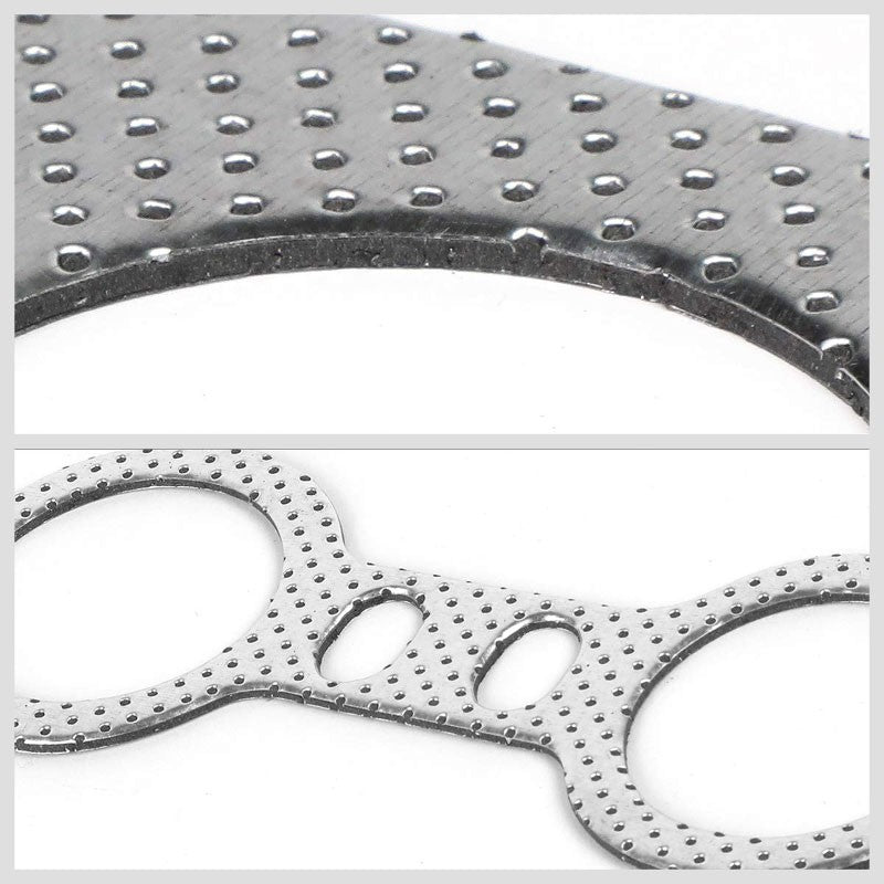 BFC Aluminum Graphite Exhaust Gasket Replacement For 05-06 Pontiac GTO LS2 6.0L-Exhaust Systems-BuildFastCar-BFC-12-1063