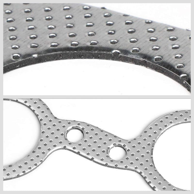 BFC Aluminum Graphite Exhaust Gasket For 99-13 Chevrolet Silverado 1500/2500 V8-Exhaust Systems-BuildFastCar-BFC-12-1064