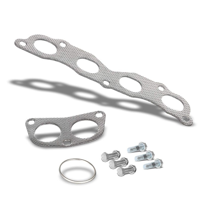 BFC Aluminum Graphite Exhaust Gasket Replacement For 03-07 Honda Accord 2.4L L4-Exhaust Systems-BuildFastCar-BFC-12-1065