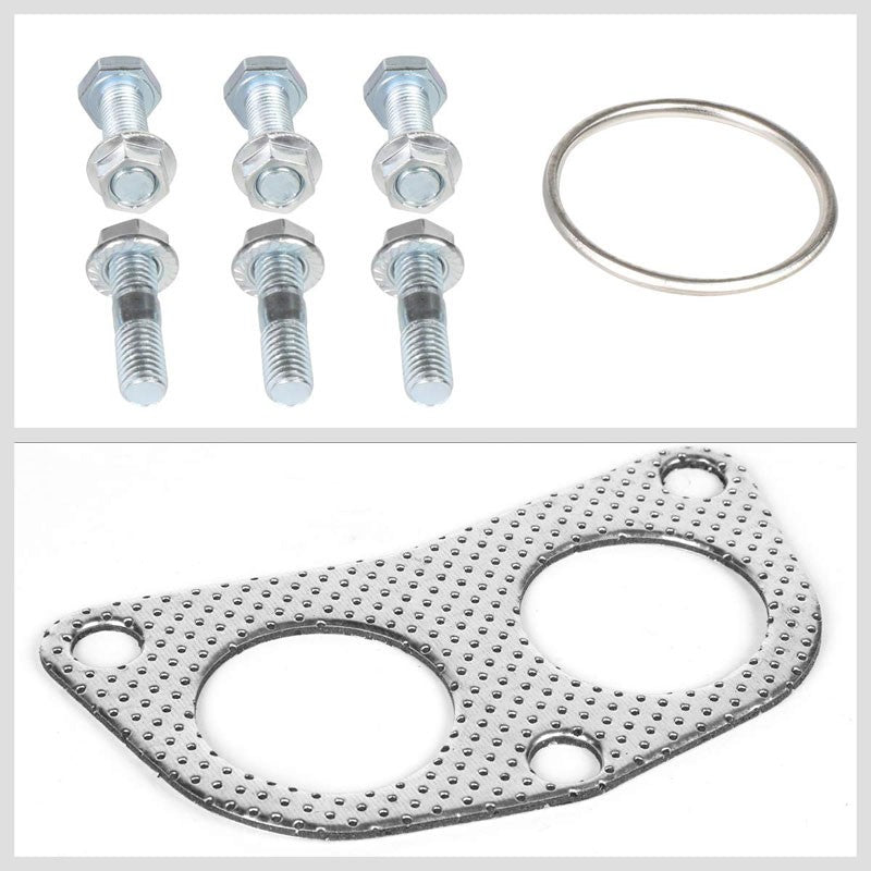 BFC Aluminum Graphite Exhaust Gasket Replacement For 03-07 Honda Accord 2.4L L4-Exhaust Systems-BuildFastCar-BFC-12-1065