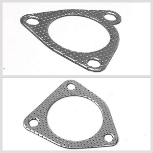 BFC Aluminum Graphite Exhaust Gasket Replacement For 03-07 Honda Accord 3.0L V6-Exhaust Systems-BuildFastCar-BFC-12-1066