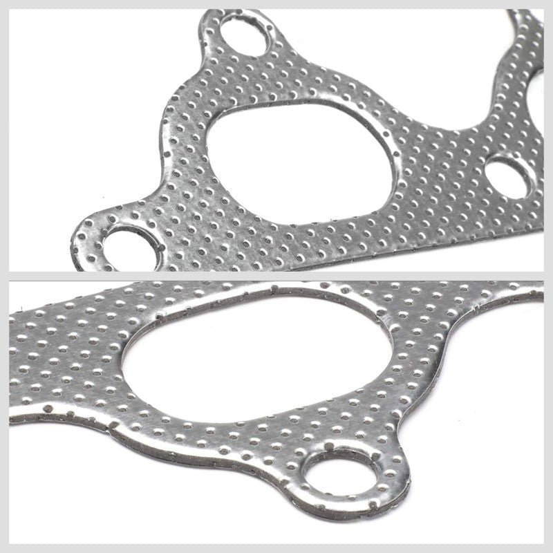 BFC Aluminum Graphite Exhaust Gasket For 92-96 Honda Prelude Si Coupe 2.3L DOHC-Exhaust Systems-BuildFastCar-BFC-12-1067