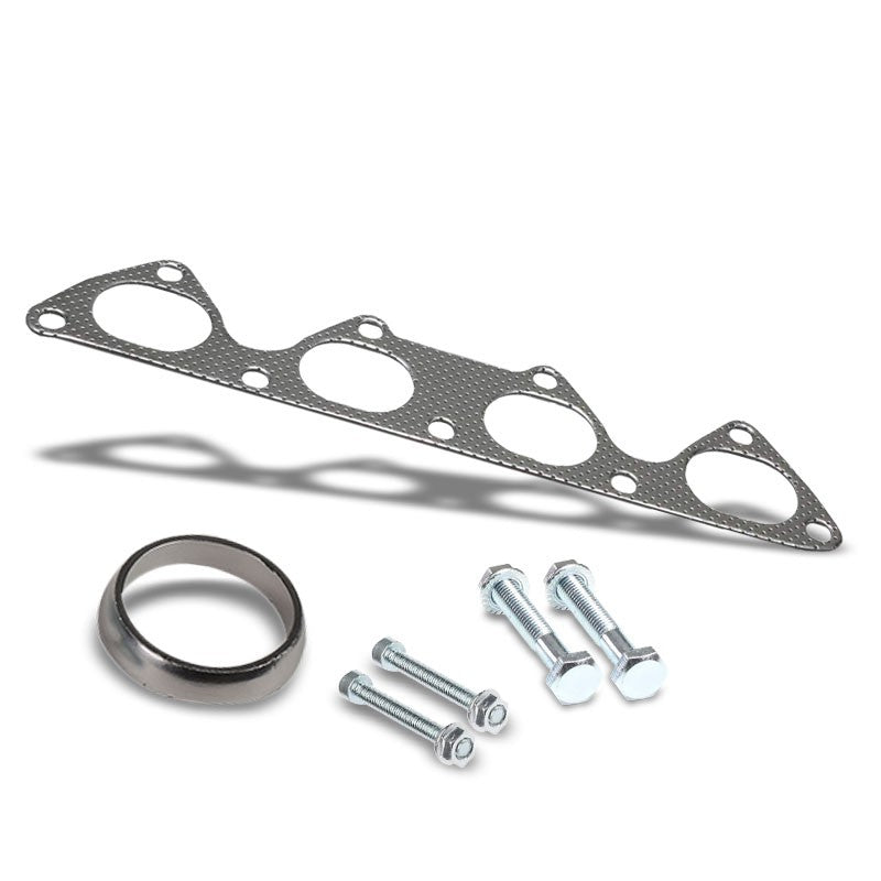 BFC Aluminum Graphite Exhaust Gasket Replacement For 99-00 Honda Civic Si 1.6L-Exhaust Systems-BuildFastCar-BFC-12-1070