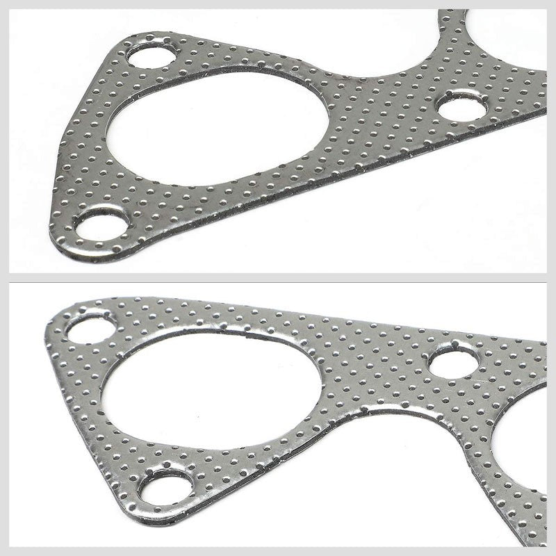 BFC Aluminum Graphite Exhaust Gasket Replacement For 99-00 Honda Civic Si 1.6L-Exhaust Systems-BuildFastCar-BFC-12-1070