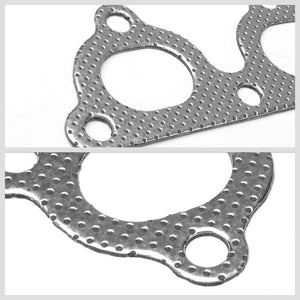 BFC Aluminum Graphite Exhaust Gasket For 93-97 Honda Civic del Sol S/SI SOHC-Exhaust Systems-BuildFastCar-BFC-12-1071