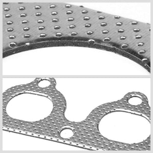 BFC Aluminum Graphite Exhaust Gasket For 93-97 Honda Civic del Sol S/SI SOHC-Exhaust Systems-BuildFastCar-BFC-12-1071
