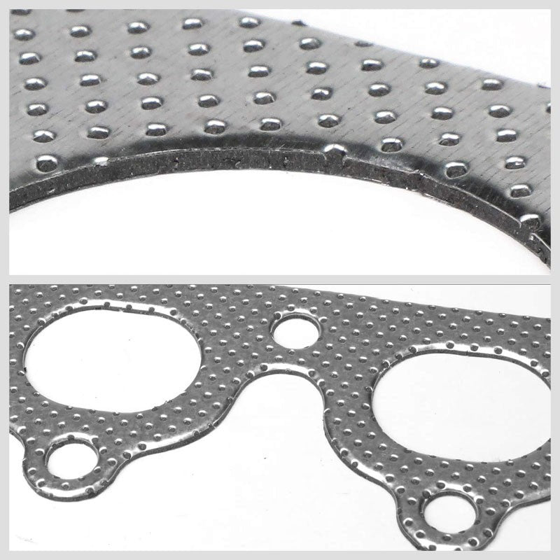 BFC Aluminum Graphite Exhaust Gasket Replacement For 88-00 Honda Civic 1.6L SOHC-Exhaust Systems-BuildFastCar-BFC-12-1069