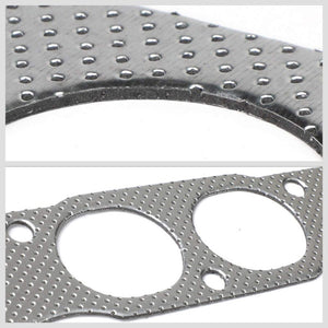 BFC Aluminum Graphite Exhaust Gasket For 00-09 Honda S2000 Base/CR 2.0L/2.2L-Exhaust Systems-BuildFastCar-BFC-12-1074