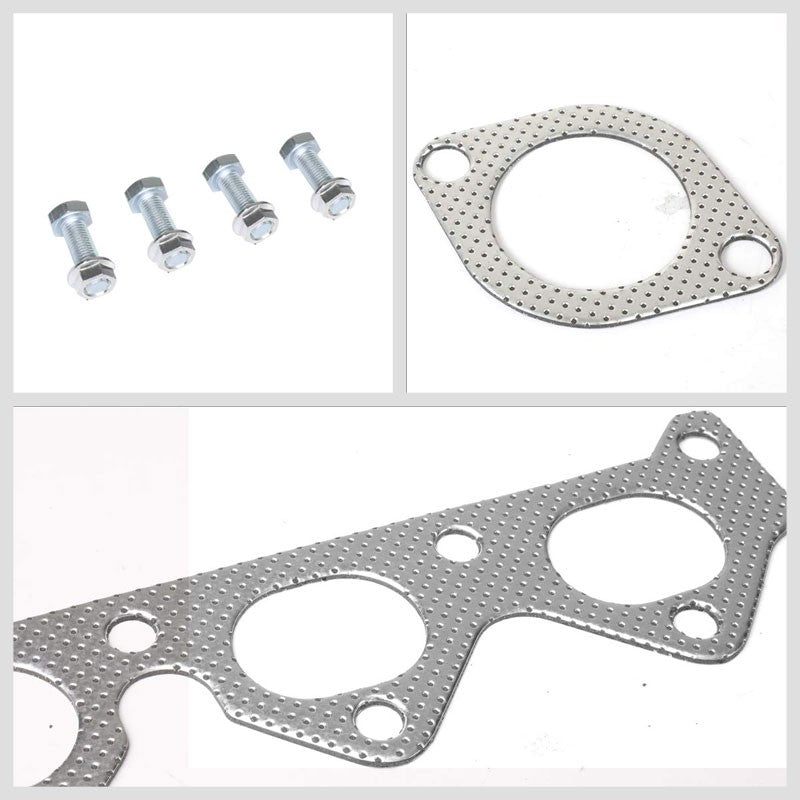 BFC Aluminum Graphite Exhaust Gasket For 97-08 Hyundai Tiburon 1.8L/2.0L DOHC-Exhaust Systems-BuildFastCar-BFC-12-1076