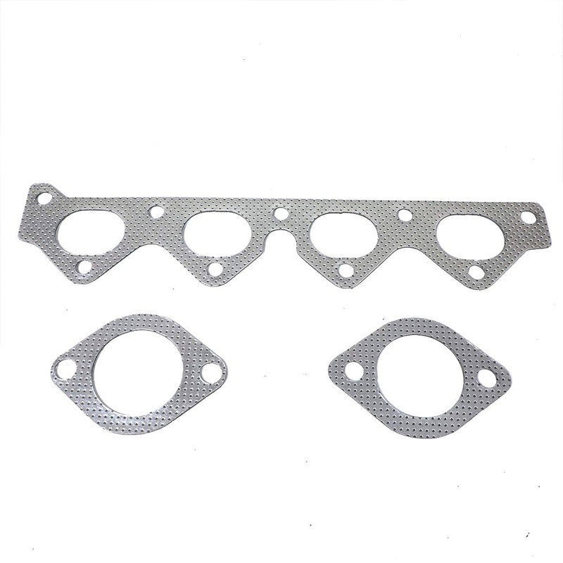 BFC Aluminum Graphite Exhaust Gasket For 97-08 Hyundai Tiburon 1.8L/2.0L DOHC-Exhaust Systems-BuildFastCar-BFC-12-1076