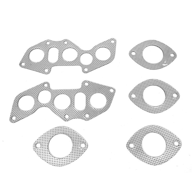 BFC Aluminum Graphite Exhaust Gasket Replacement For 06-13 Lexus IS250 2.5L DOHC-Exhaust Systems-BuildFastCar-BFC-12-1077