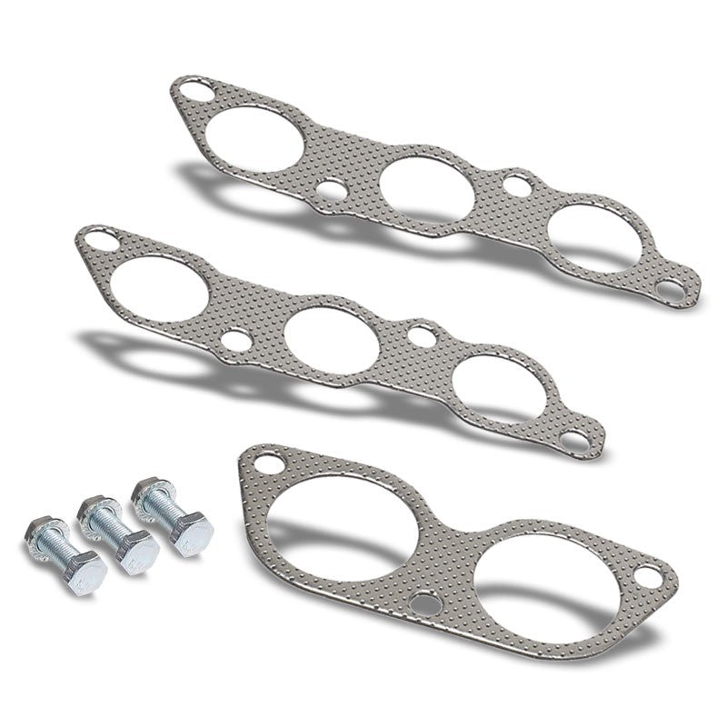 BFC Aluminum Graphite Exhaust Gasket Replacement For 01-05 Lexus IS300 XE10 3.0L-Exhaust Systems-BuildFastCar-BFC-12-1078