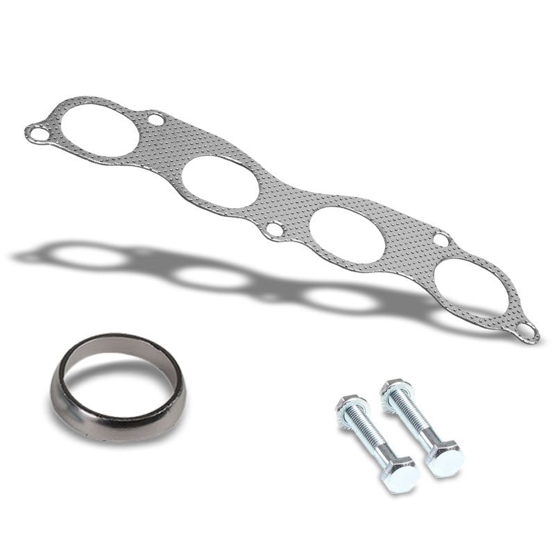 BFC Aluminum Graphite Exhaust Gasket For 90-01 Acura Integra 1.7L/1.8L DOHC-Exhaust Systems-BuildFastCar-BFC-12-1081