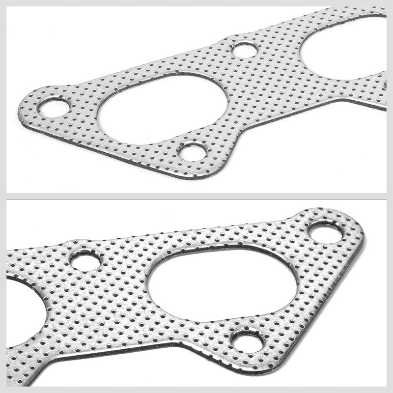 BFC Aluminum Graphite Exhaust Gasket For 01-05 Mitsubishi Eclipse Spyder GS 2.4L-Exhaust Systems-BuildFastCar-BFC-12-1084
