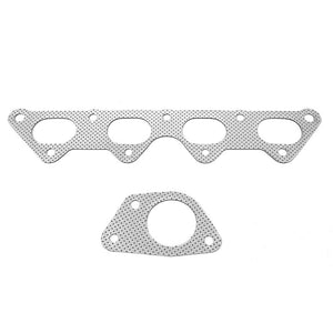 BFC Aluminum Graphite Exhaust Gasket For 01-05 Mitsubishi Eclipse Spyder GS 2.4L-Exhaust Systems-BuildFastCar-BFC-12-1084