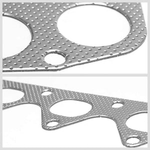 BFC Aluminum Graphite Exhaust Gasket Replacement For 02-07 Mitsubishi Lancer-Exhaust Systems-BuildFastCar-BFC-12-1088