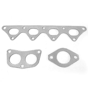 BFC Aluminum Graphite Exhaust Gasket Replacement For 02-07 Mitsubishi Lancer-Exhaust Systems-BuildFastCar-BFC-12-1088