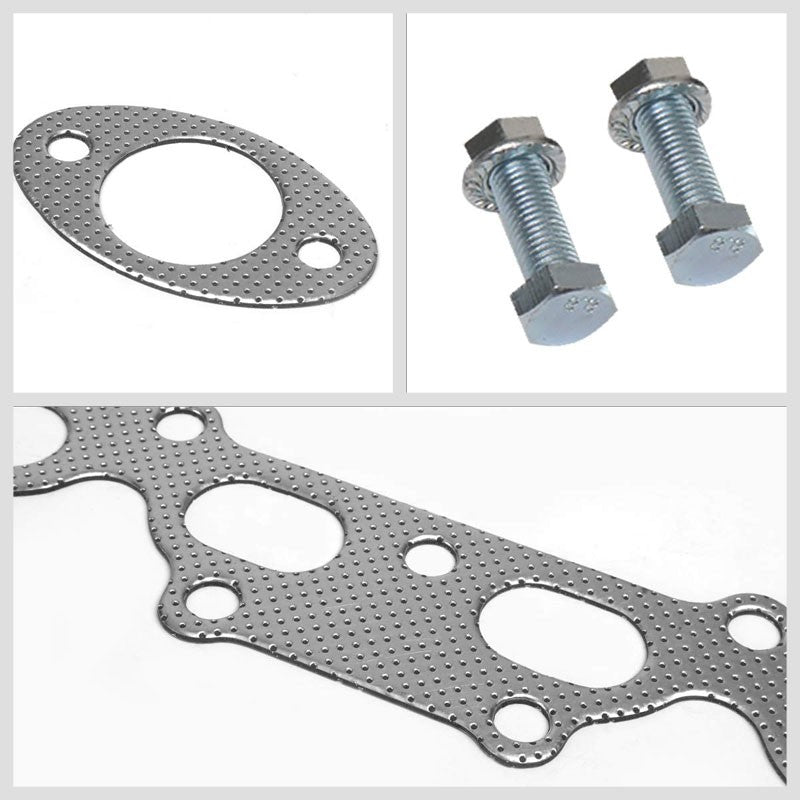 BFC Aluminum Graphite Exhaust Gasket Replacement For 90-93 Mazda Miata MX-5 1.6L-Exhaust Systems-BuildFastCar-BFC-12-1089