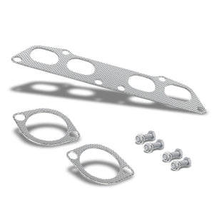 BFC Aluminum Graphite Exhaust Gasket Replacement For 91-95 Toyota MR2 Base 2.2L-Exhaust Systems-BuildFastCar-BFC-12-1093