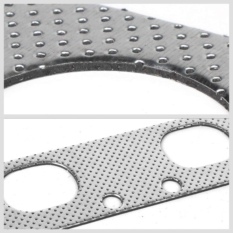 BFC Aluminum Graphite Exhaust Gasket Replacement For 91-95 Toyota MR2 Base 2.2L-Exhaust Systems-BuildFastCar-BFC-12-1093