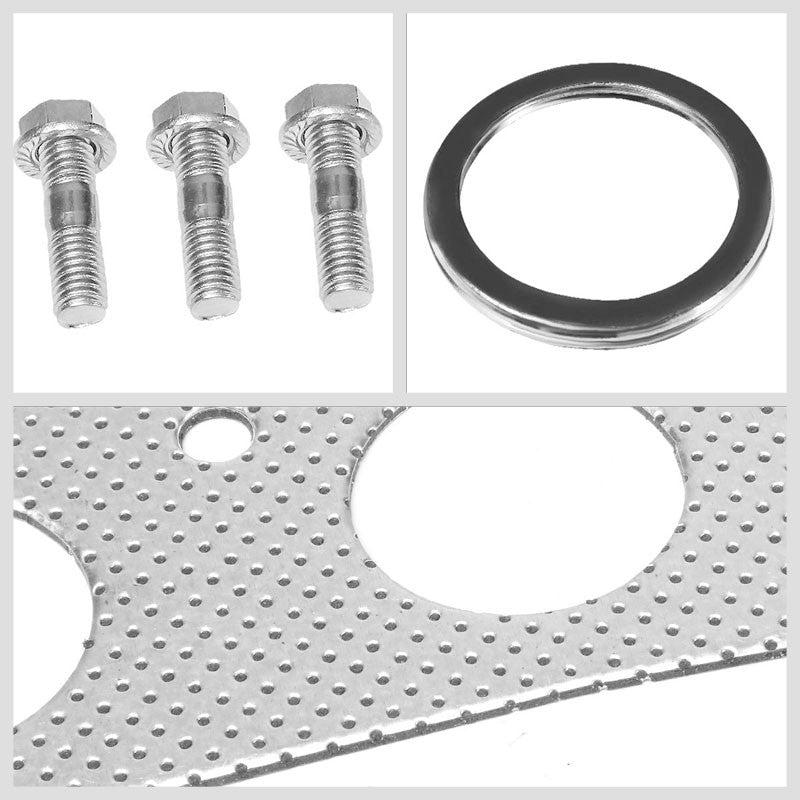 BFC Aluminum Graphite Exhaust Gasket For 00-05 Toyota MR2 Spyder W30 Base 1.8L-Exhaust Systems-BuildFastCar-BFC-12-1094