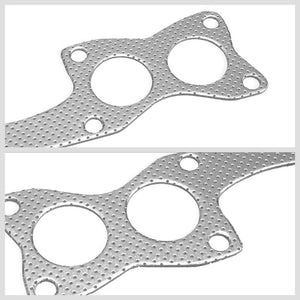 BFC Aluminum Graphite Exhaust Gasket Replacement For 90-94 Nissan D21 2.4L SOHC-Exhaust Systems-BuildFastCar-BFC-12-1098