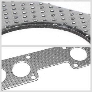 BFC Aluminum Graphite Exhaust Gasket Replacement For 90-94 Nissan D21 2.4L SOHC-Exhaust Systems-BuildFastCar-BFC-12-1098