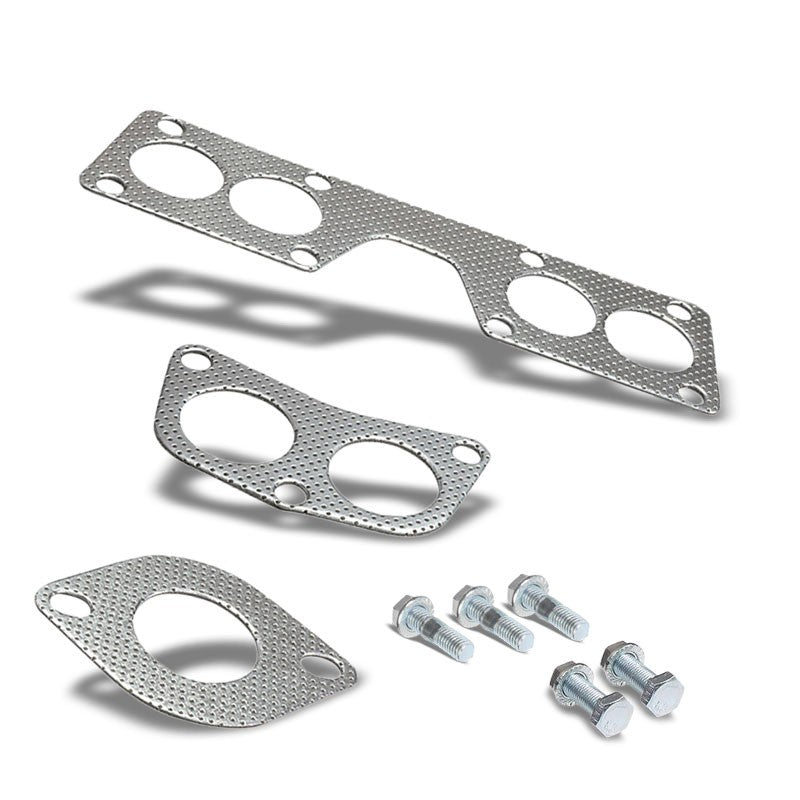 BFC Aluminum Graphite Exhaust Gasket Replacement For 00-02 Nissan Sentra 1.8L-Exhaust Systems-BuildFastCar-BFC-12-1100