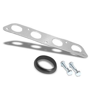 BFC Aluminum Graphite Exhaust Gasket Replacement For 07-12 Nissan Versa 1.8L-Exhaust Systems-BuildFastCar-BFC-12-1102