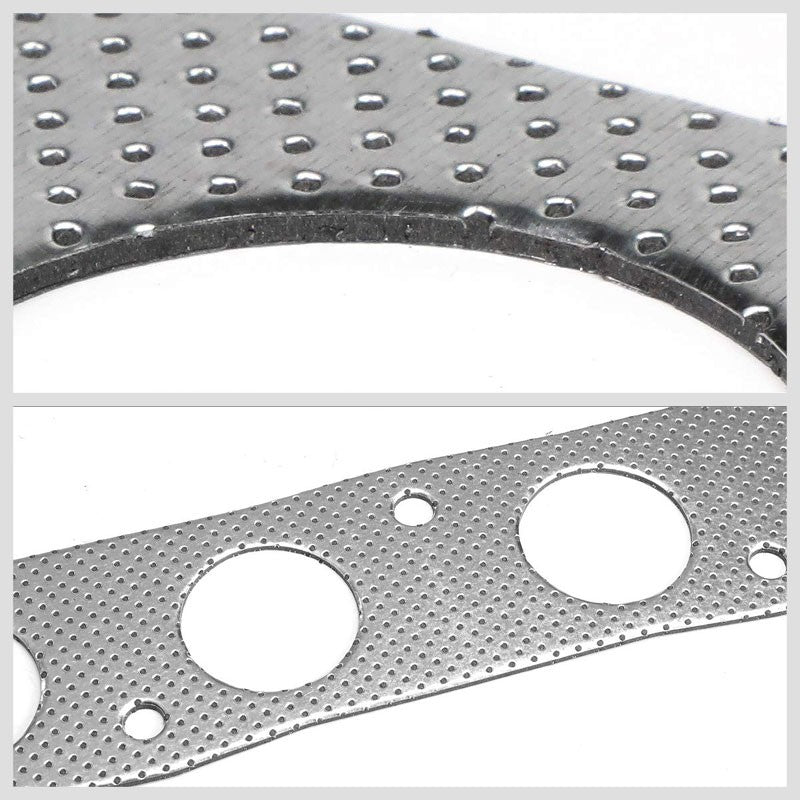 BFC Aluminum Graphite Exhaust Gasket Replacement For 07-12 Nissan Versa 1.8L-Exhaust Systems-BuildFastCar-BFC-12-1102